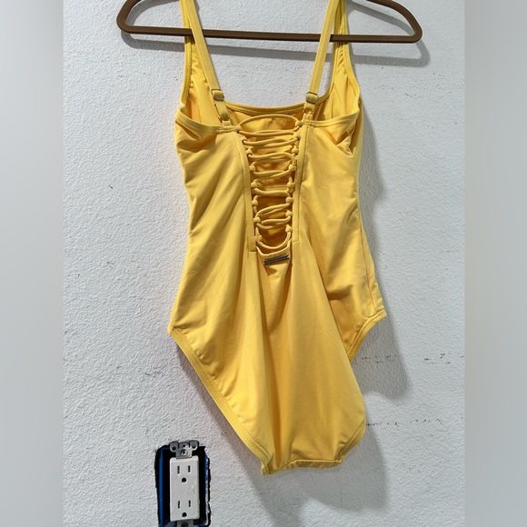 MICHAEL Michael Kors Sunshine Yellow swimsuit - Picture 3 of 16